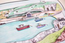 Load image into Gallery viewer, Ballintoy Harbour Collage Illustration