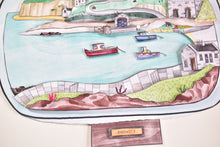 Load image into Gallery viewer, Ballintoy Harbour Collage Illustration