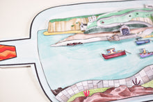Load image into Gallery viewer, Ballintoy Harbour Collage Illustration