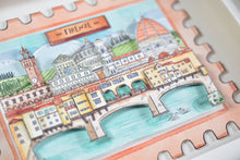 Load image into Gallery viewer, Firenze Collage Illustration
