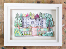 Load image into Gallery viewer, Gosford (ish) Castle Collage Illustration

