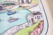 Load image into Gallery viewer, Ballintoy Harbour Collage Illustration
