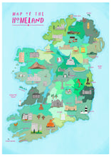 Load image into Gallery viewer, Map of the Homeland Print
