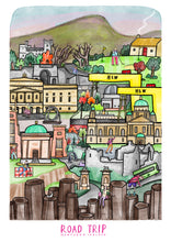 Load image into Gallery viewer, Road Trip NI Tea Towel
