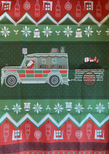Load image into Gallery viewer, A Christmassy Norn Iron Tea Towel
